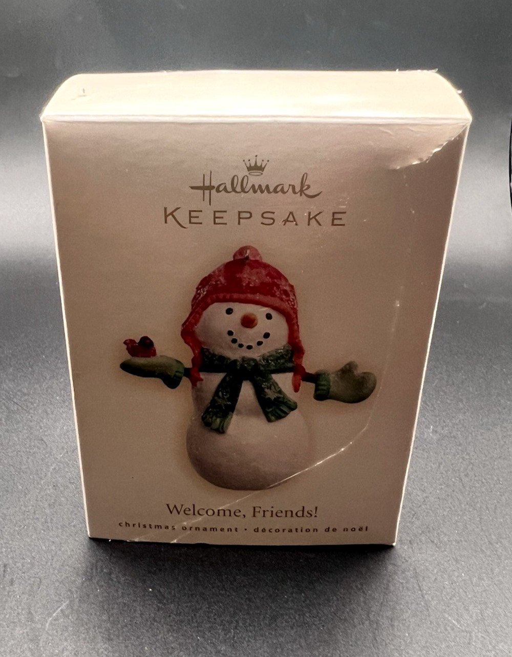 2007 Hallmark Keepsake WELCOME FRIENDS Snowman Ornament